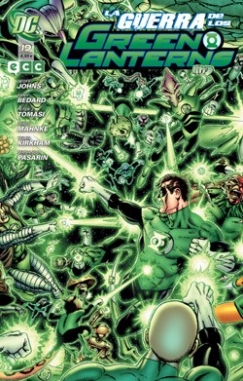 Green Lantern #19.  La guerra de los Green Lanterns 