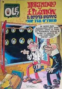 Mortadelo y Filemón con El botones Sacarino y Sir Tim O'Theo #167