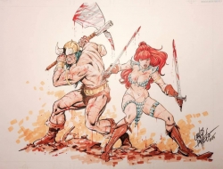 Conan y Red Sonja de Carlos Pacheco