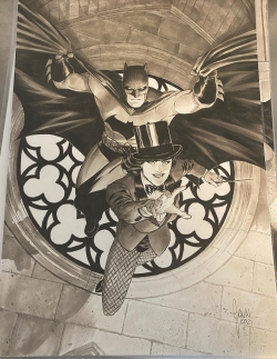 Batman y Zatana de Mikel Janin