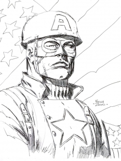 Capitán América de David Finch