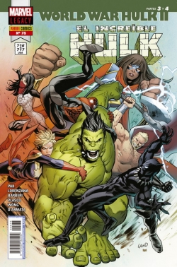 El Increíble Hulk v2 #75. Marvel Legacy. World War Hulk II Partes 3 y 4