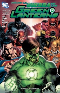Green Lantern #17.  Prólogo a La Guerra de Los Green Lanterns