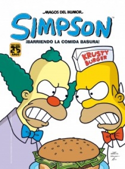 Magos del Humor Simpson #41. ¡Barriendo la comida basura!