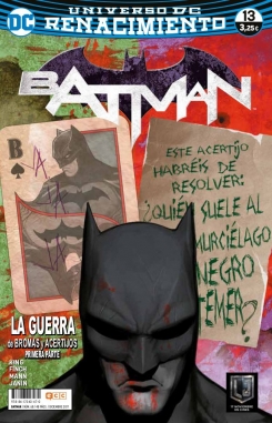 Batman (Renacimiento) #13. La guerra de bromas y acertijos (Primera parte)