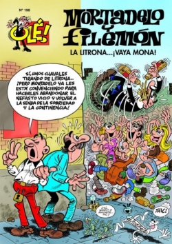 Olé Mortadelo #198. La litrona... ¡vaya mona!