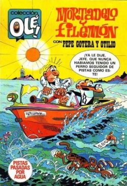 Mortadelo y Filemón con Pepe Gotera y Otilio #224. Pistas pasadas por agua