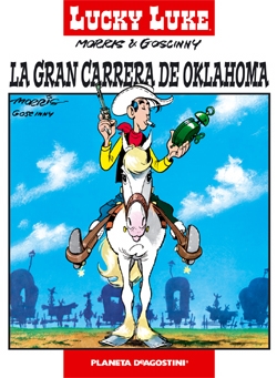 Coleccionable Lucky Luke #6.  La gran carrera de Oklahoma