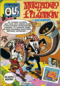 Mortadelo y Filemón con El botones Sacarino #282. Dos agentes modernos