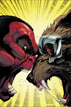 Un mundo bajo Muerte: Hulk Rojo #3