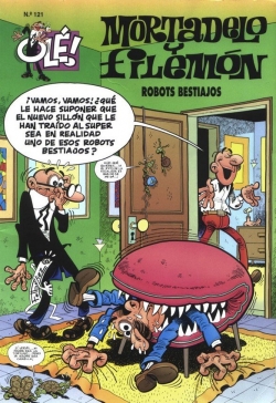 Olé Mortadelo #121. Robots bestiajos