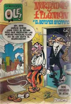 Mortadelo y Filemón con El botones Sacarino #188. Dos locuelos de atar 