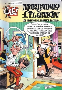 Olé Mortadelo #104. Los inventos del profesor Bacterio