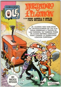 Mortadelo y Filemón con Pepe Gotera y Otilio #244. Dos macacos anticacos