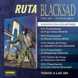 Presentación de Blacksad. Todo Cae #1 en Sevilla