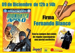 Fernando Blanco presenta Midnighter y Apolo en San Fernando