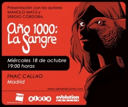 Manolo Matji y Sergio Córdoba presentan Año 1000: La sangre en Madrid