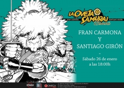 Fran Carmona y Santiago Girón presentan La oveja samurái: Bambú en Madrid