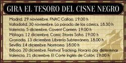 Paco Roca y Guillermo Corral presentan El tesoro del Cisne Negro en Granada