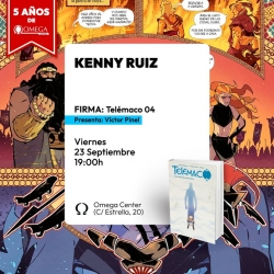 Kenny Ruiz presenta Telémaco #4 en Madrid