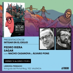 Pedro Riera y Sagar Forniés presentan Intisar en el exilio en Valencia